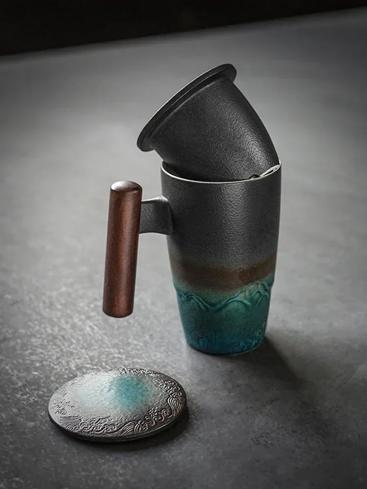 Tasses créative rétro en céramique
