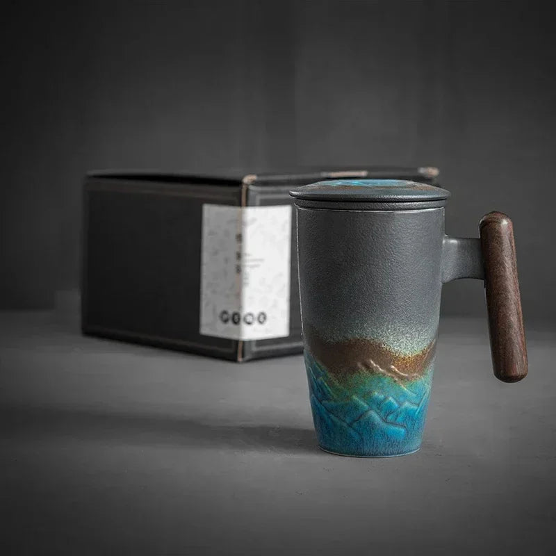 Tasses créative rétro en céramique