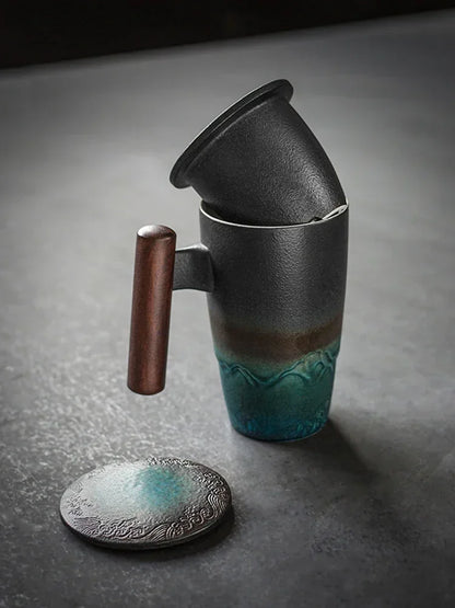 Tasses créative rétro en céramique